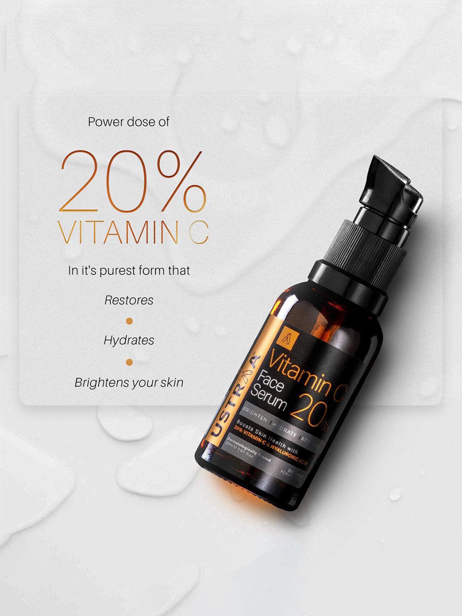 Ustraa O.G Deodorant & Vitamin C Face Serum - Set of 2