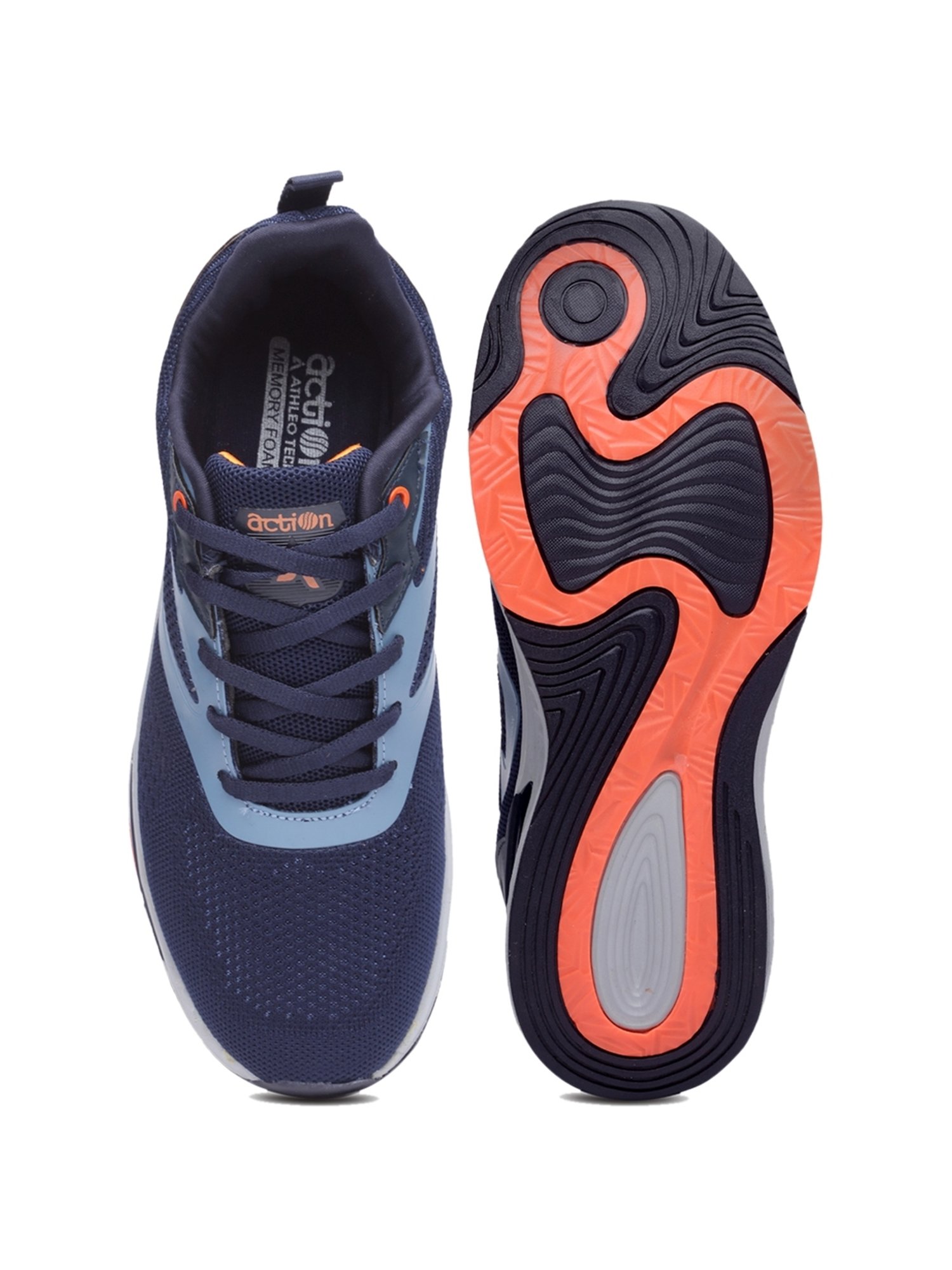 Action Men's Navy Running Shoes