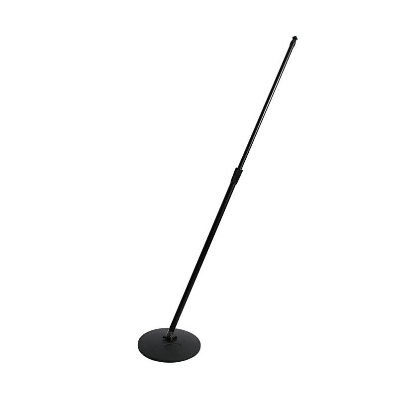MS8412 Lower Rocker-Lug Microphone Stand with 12&rdquo; Low-Profile Base