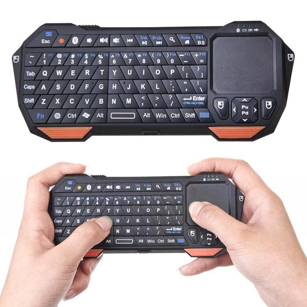 Mini Portable Wireless Bluetooth Keyboard 3.0 Touchpad BT05 Ultrathin Bluetooth Keyboard For Windows Android IOS