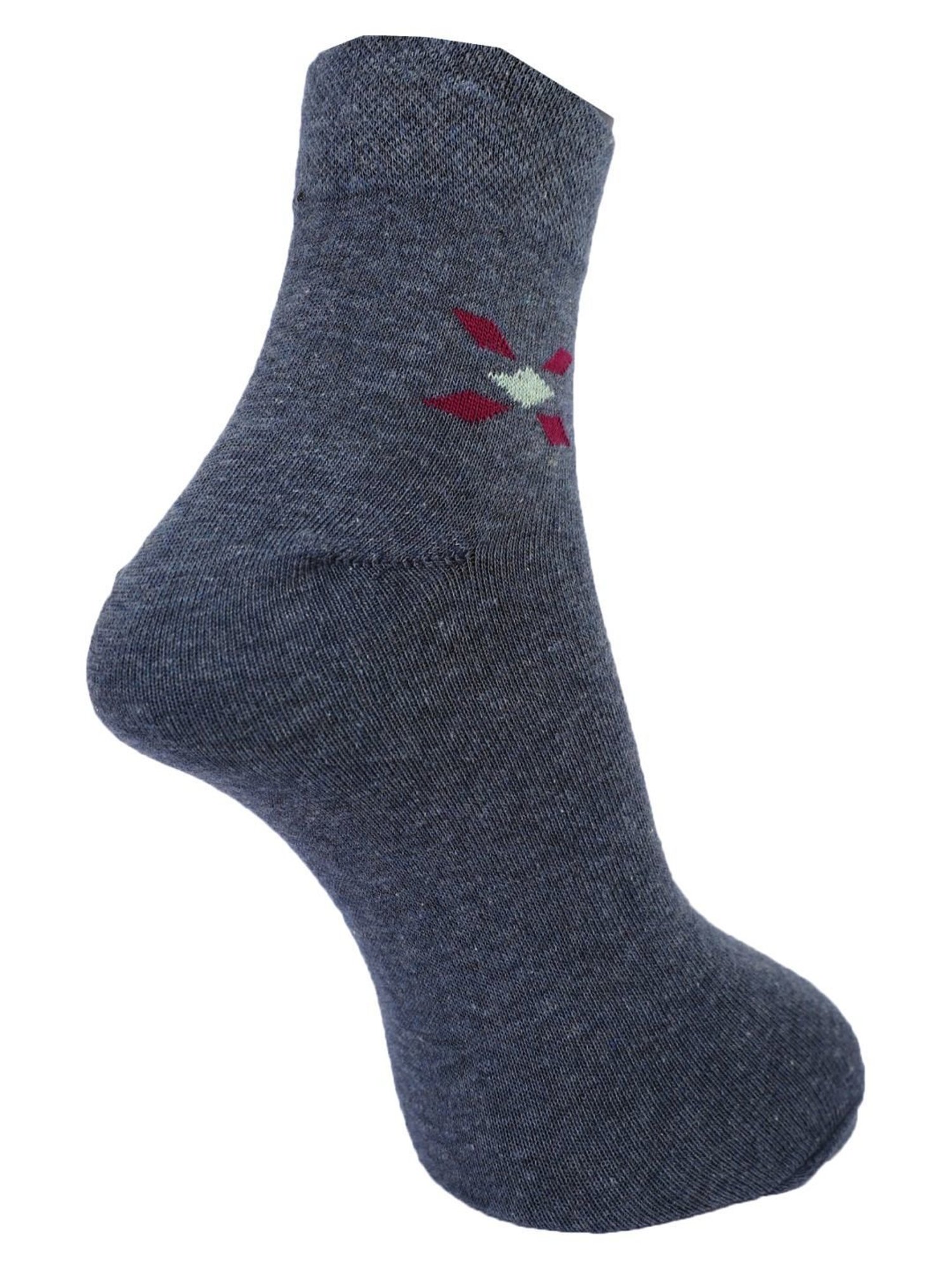 Dollar Multi Cotton Free Size Socks - Pack of 3