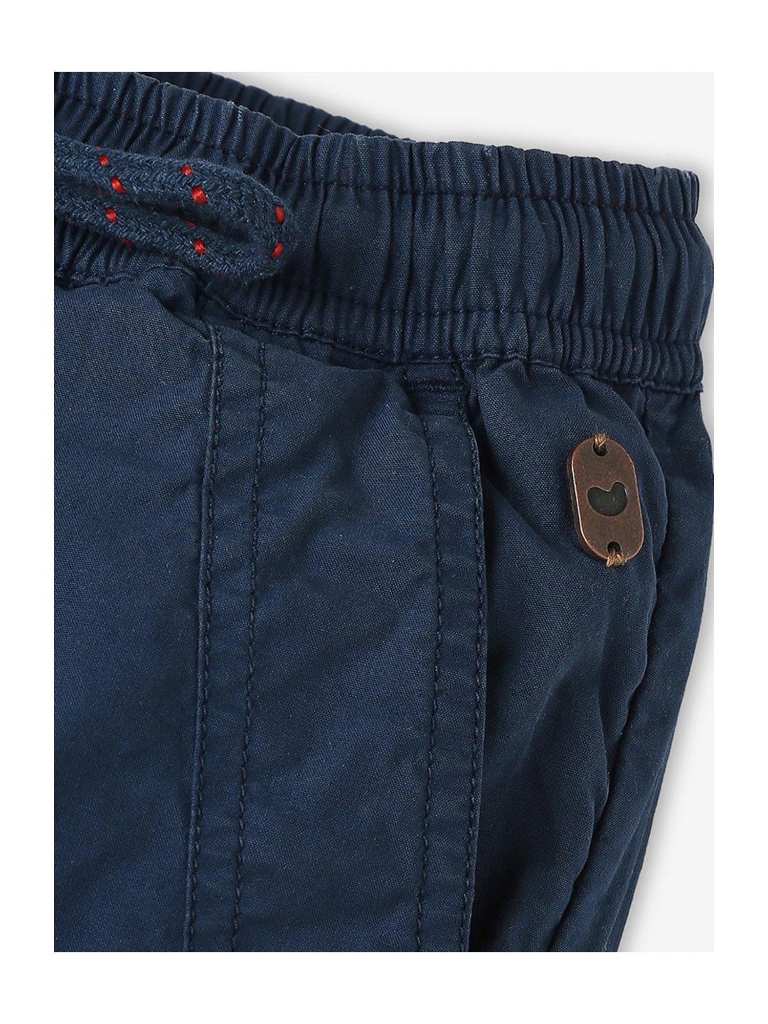 Plum Tree Boys Black Printed Joggers