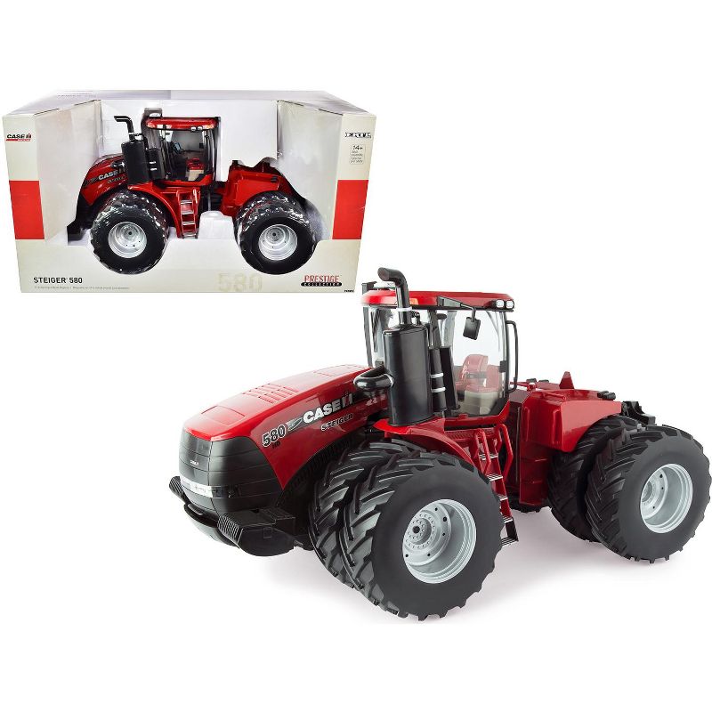 Case IH Steiger 580 Tractor with Duals Red "Prestige Collection" 1/16 Diecast Model by ERTL TOMY