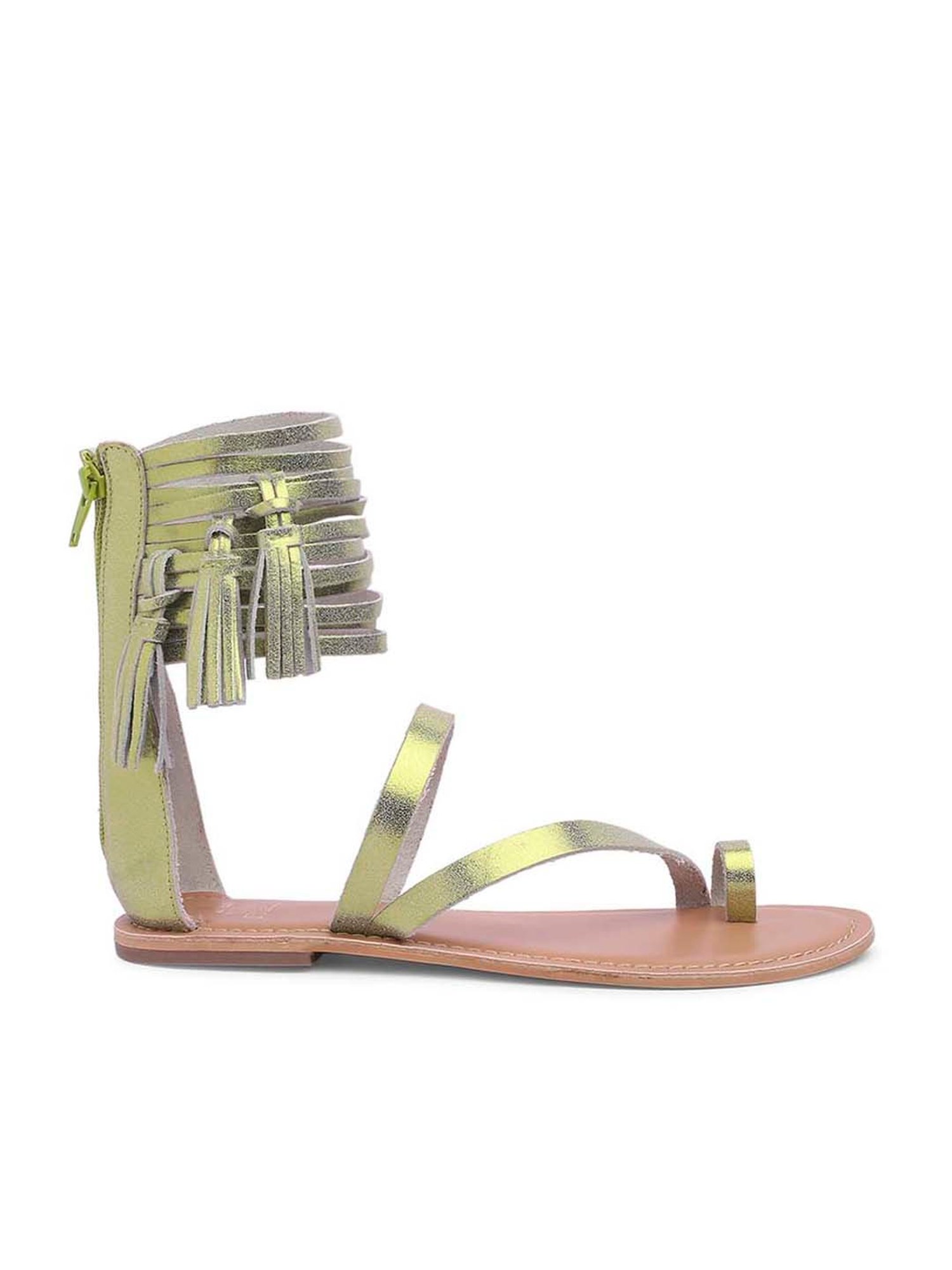 Tao Paris Women's IVY NEW Light Green Gladiator Sandals