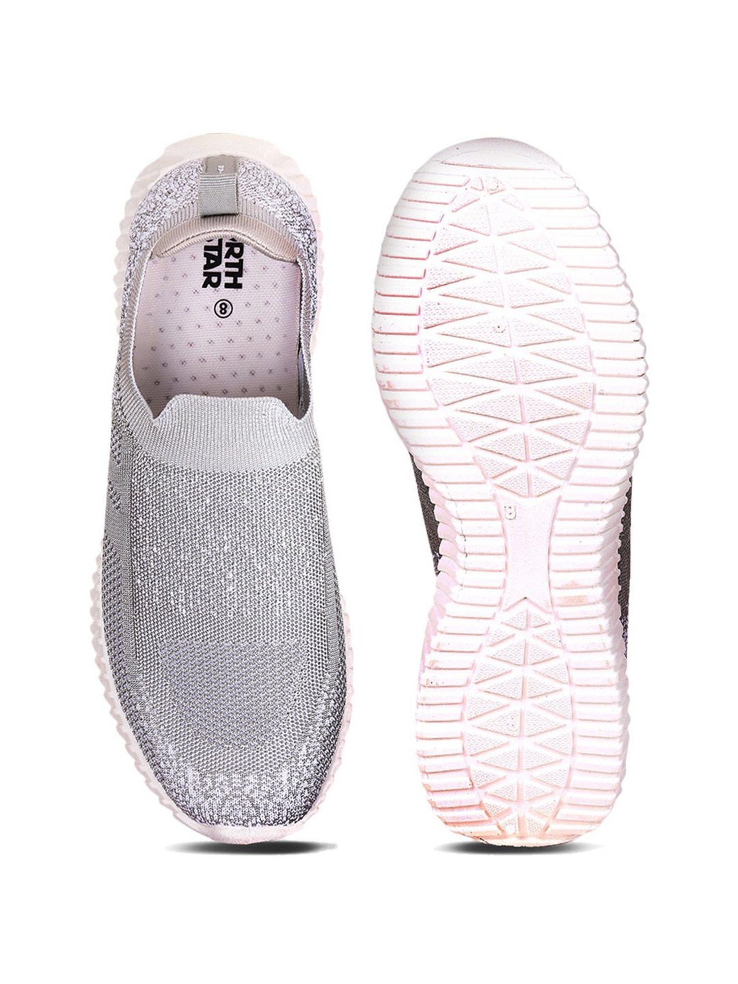 North Star by Bata Women's Grey Walking Shoes