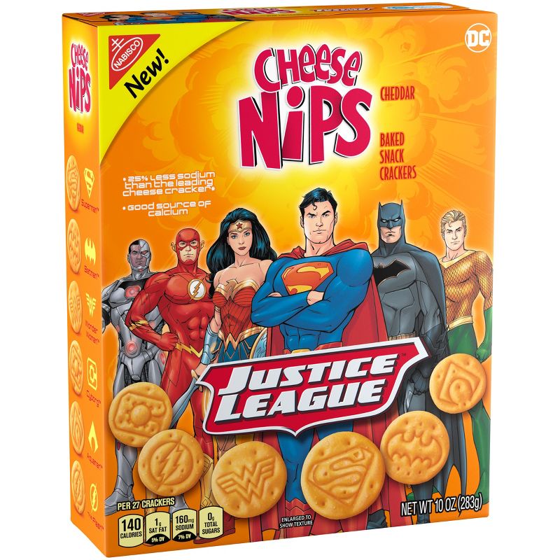 Cheese Nips Justice League Crackers - 10oz