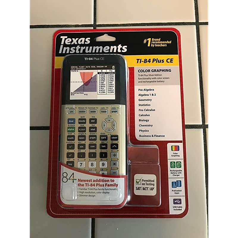 TI-84 Plus CE Graphing Calculator, Gold