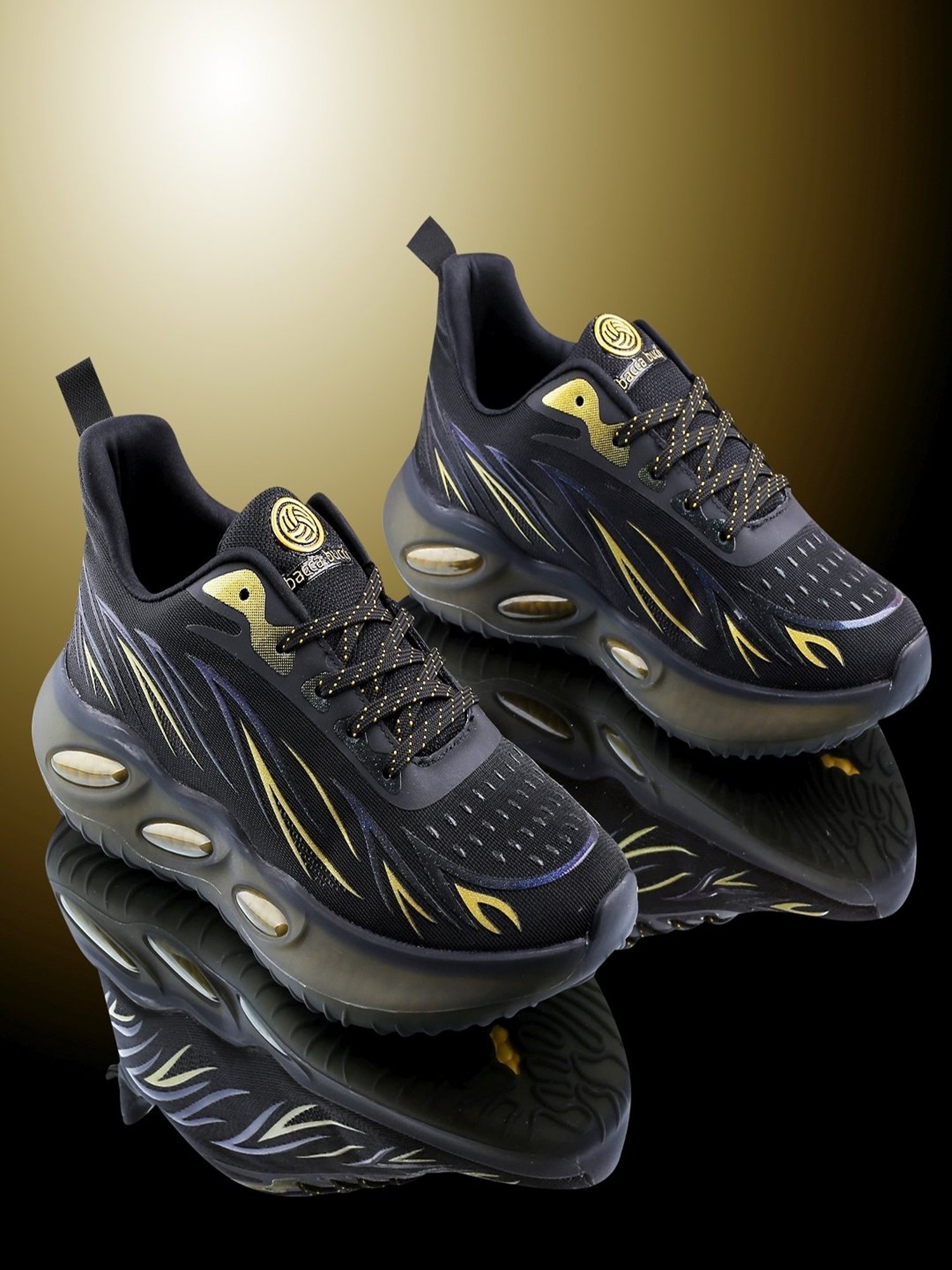 Bacca Bucci Men's INTENSITY Black Running Shoes