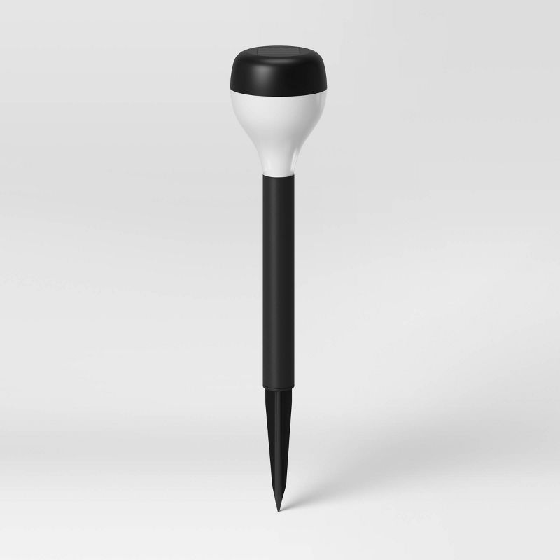 Solar Portable Garden and Pathway Light Amber/White - Techko Maid