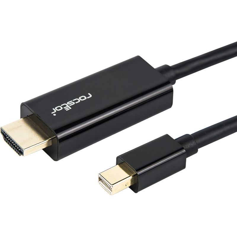 Rocstor Y10C197-B1 Premium Mini DisplayPort to HDMI Cable - 10 ft. (3m) - 4K/2K