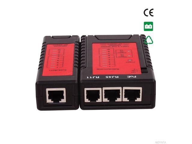 NF-468PF Network Cable Tester RJ45 RJ11 PoE Switch Tester for Ethernet LAN C7O5