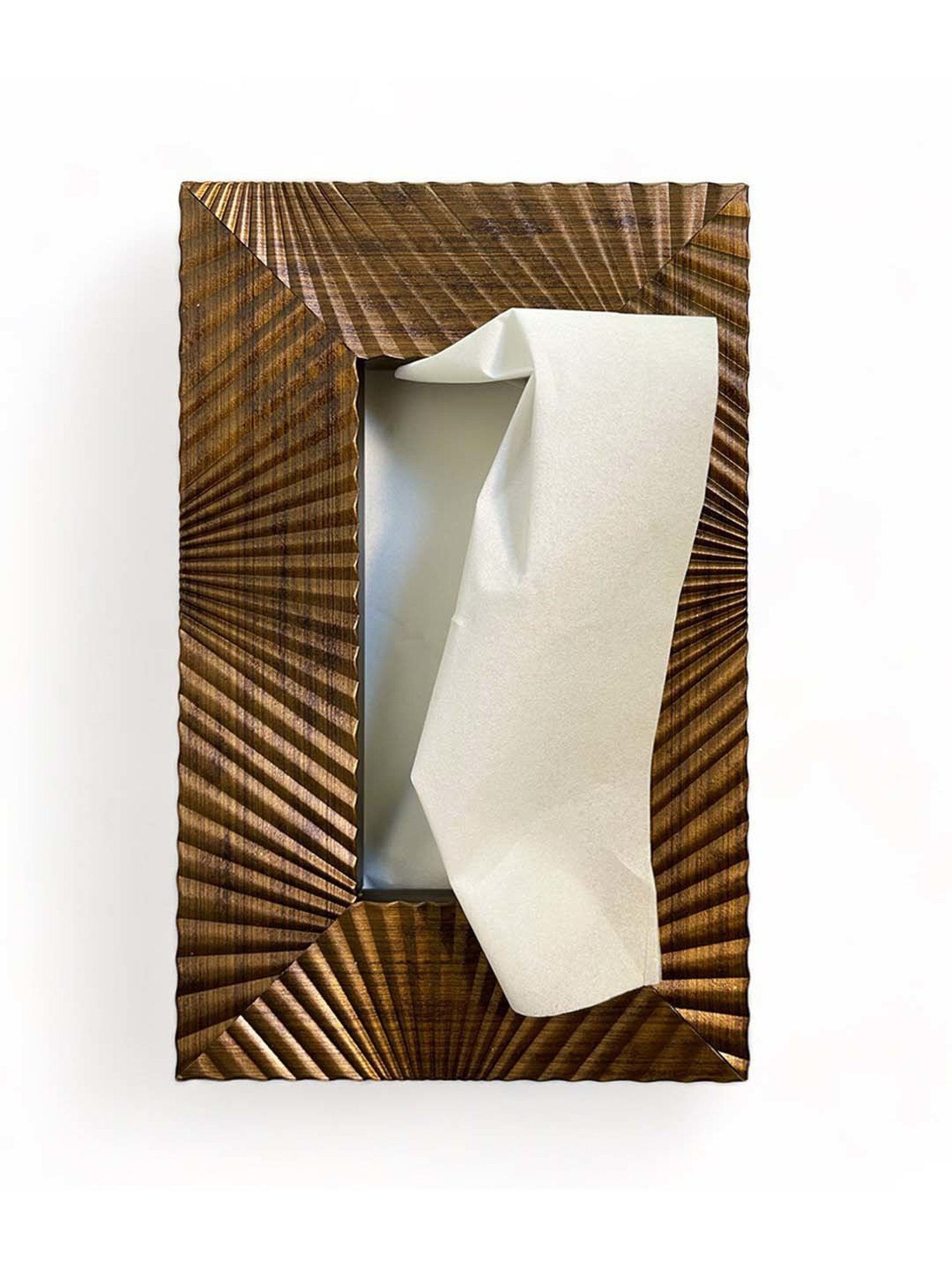 20" White Napkin with Red and Green Tassels Set of 4 pc White - SARO Lifestyle