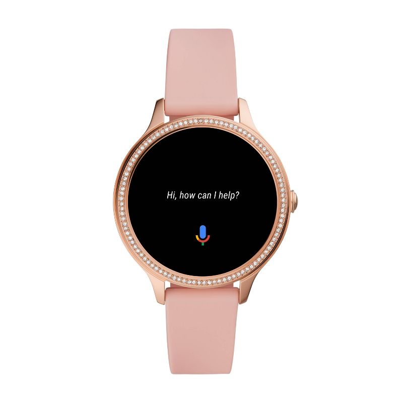 Fossil Gen 5E Smartwatch 42mm - Rose Gold-Tone with Blush Silicone