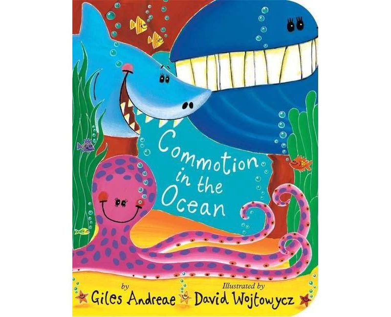 Commotion in the Ocean (Reprint) by Giles Andreae (Board Book)
