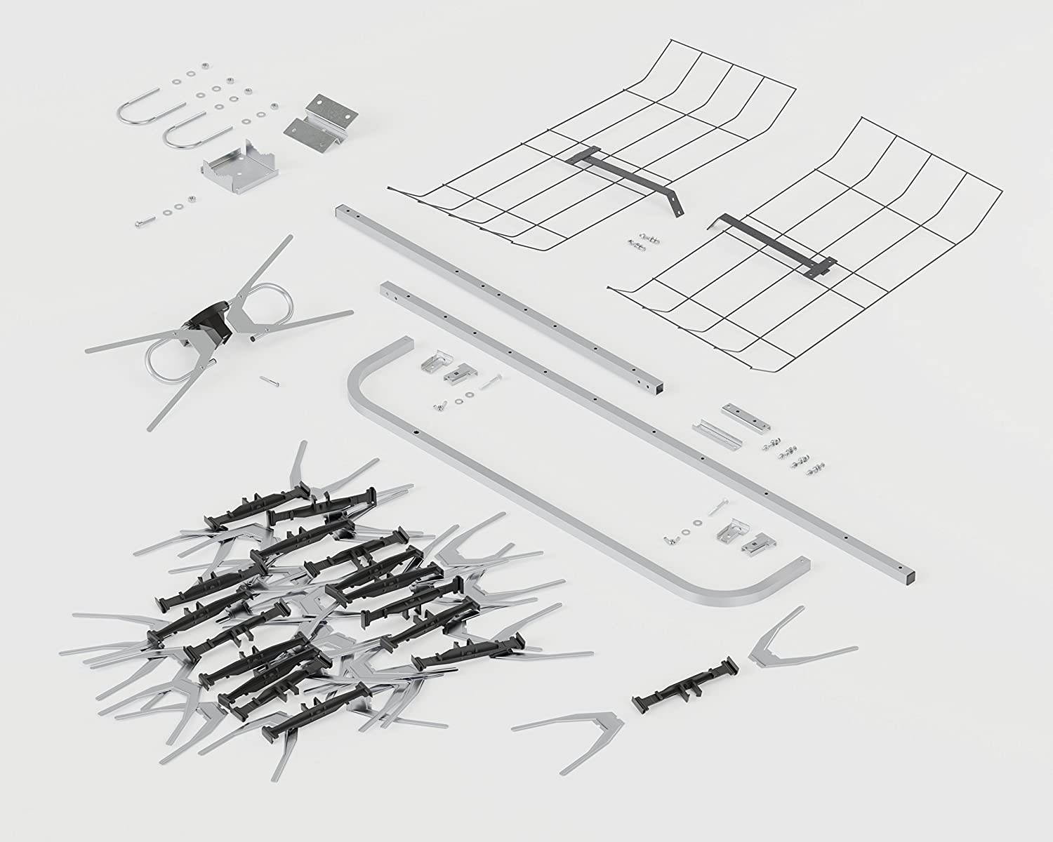 Antenna TV Outdoor BAS X1174-P MIDI Outdoor High Gain HDTV Lightweight TV Antenna with Extremely High Performance for UHF