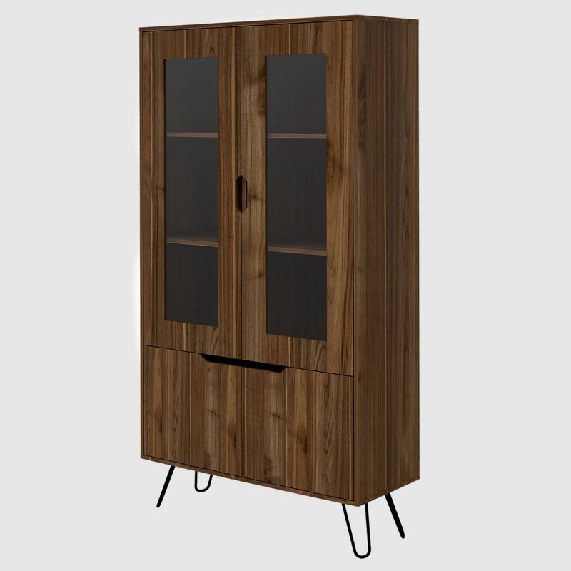 Wood 2 Door Storage Cabinet in White-Pemberly Row