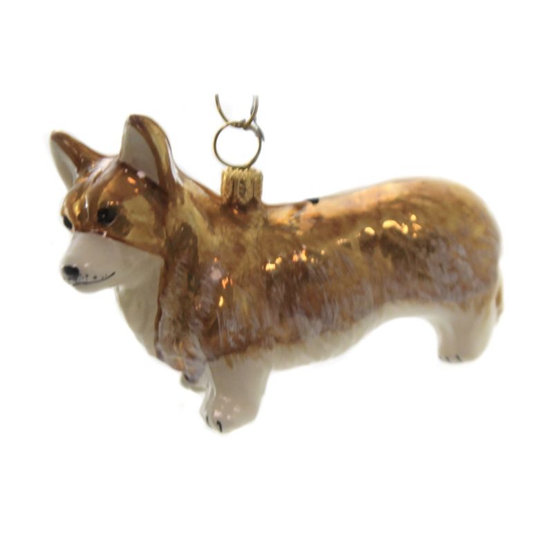 Joy To The World 2.75" Pembroke Welsh Corgi . Ornament Pet Set Dog Companion  -  Tree Ornaments