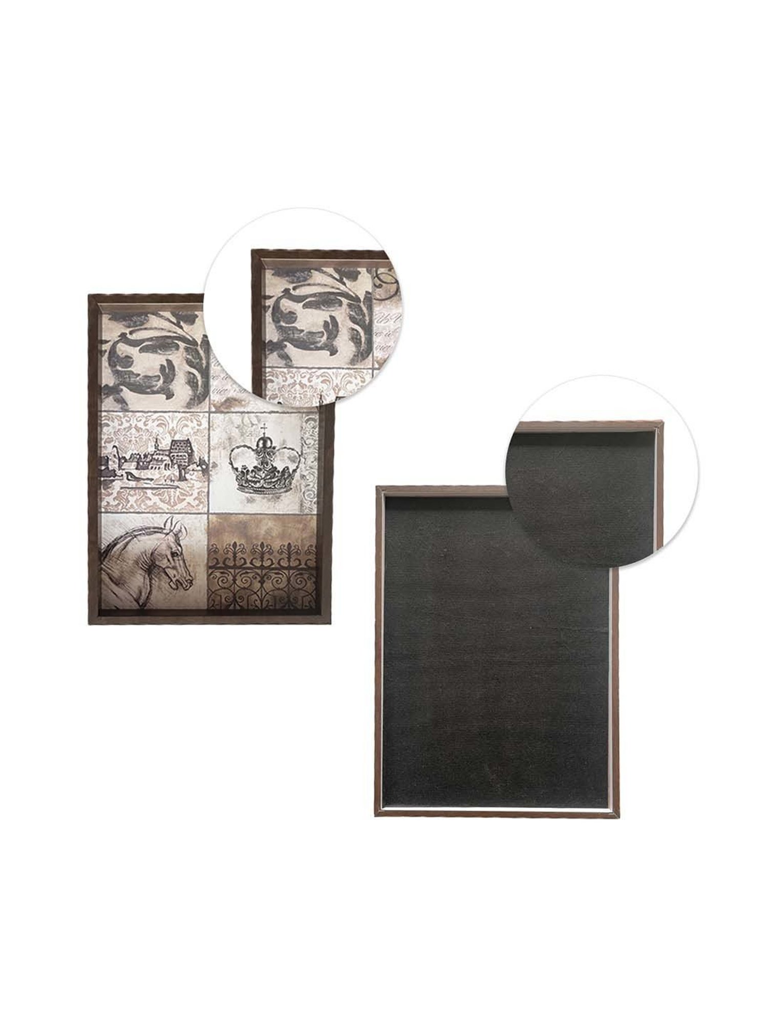 Karo Tapi Printed Multicolor Wood Small Tray