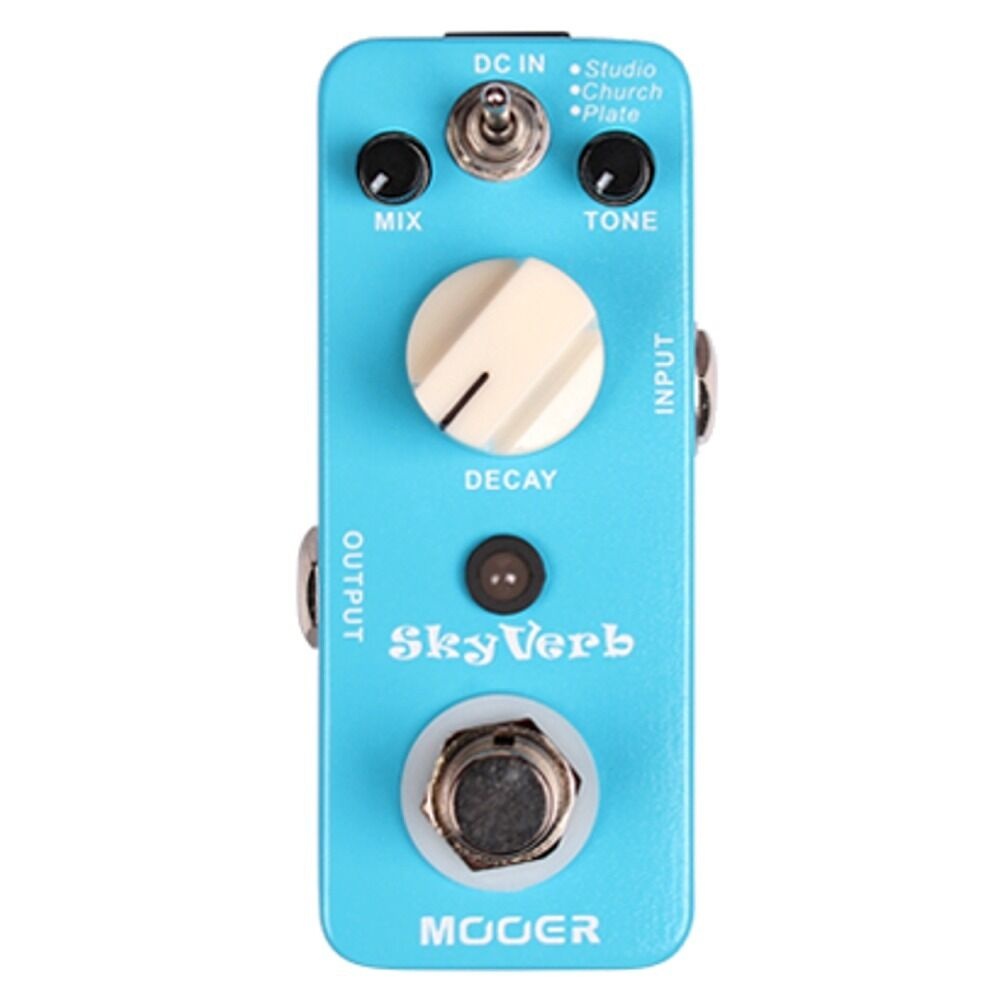 Mooer Sky Verb Digital Reverb Compact Guitar Effect Pedal w/ 3 Reverb Modes