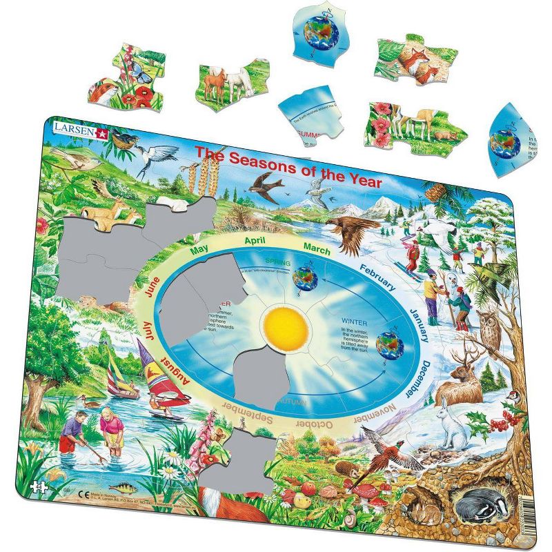 Springbok Larsen Seasons of the Year Children's Jigsaw Puzzle 44pc