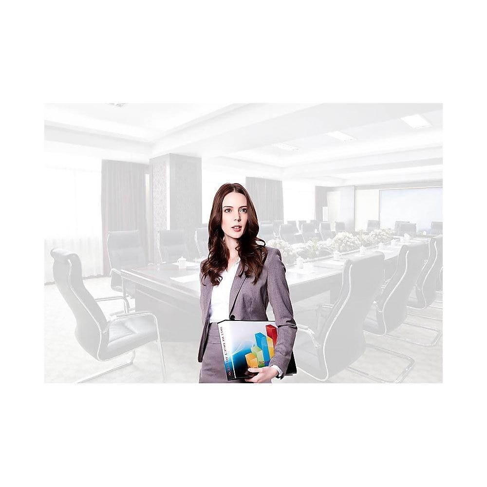 Stride Legal-Size Binders Round Ring 1" Cap 8-1/2"x14" Black 95011L