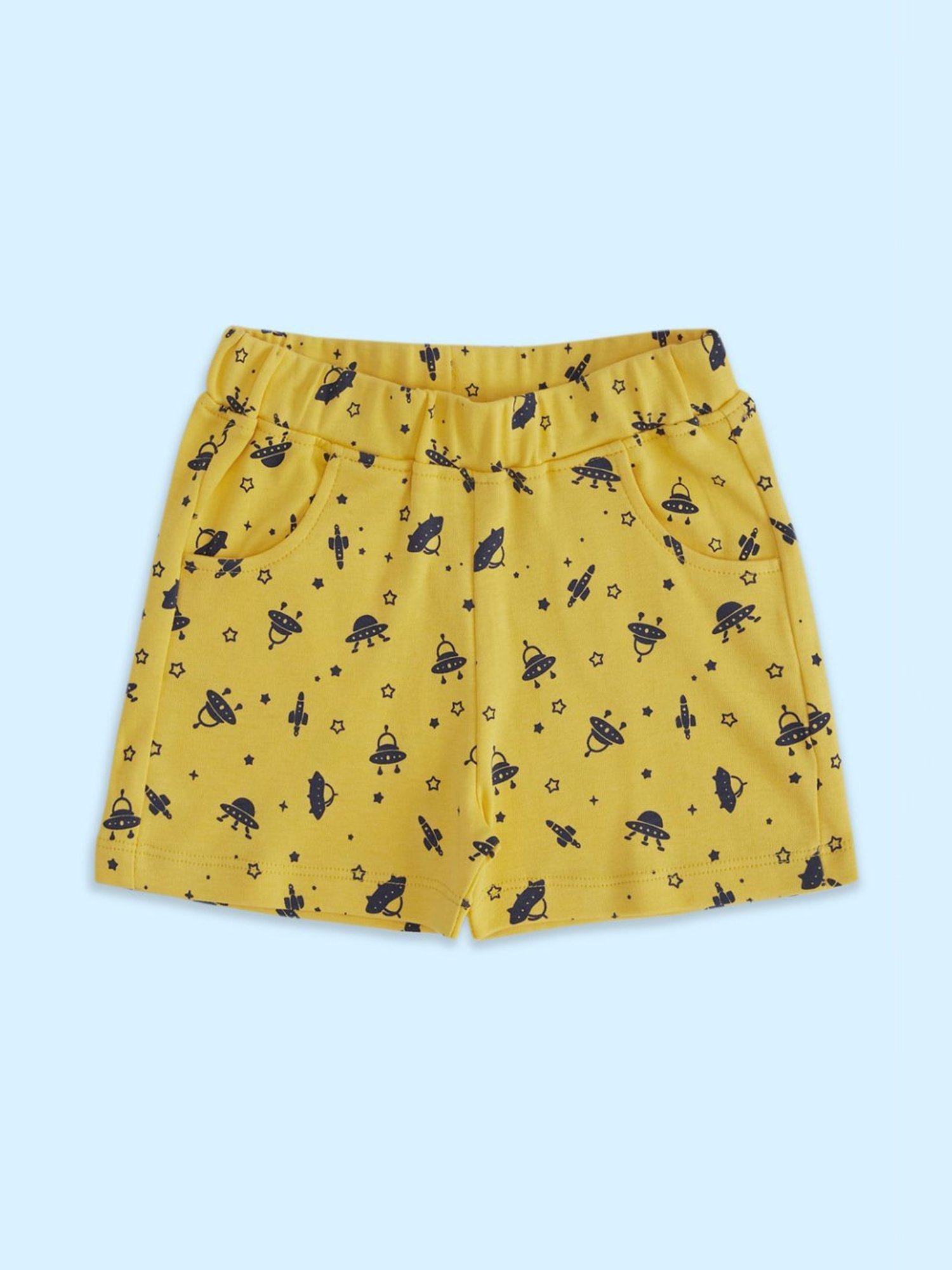 Bumzee Kids Multicolor Printed Shorts (Pack Of 3)