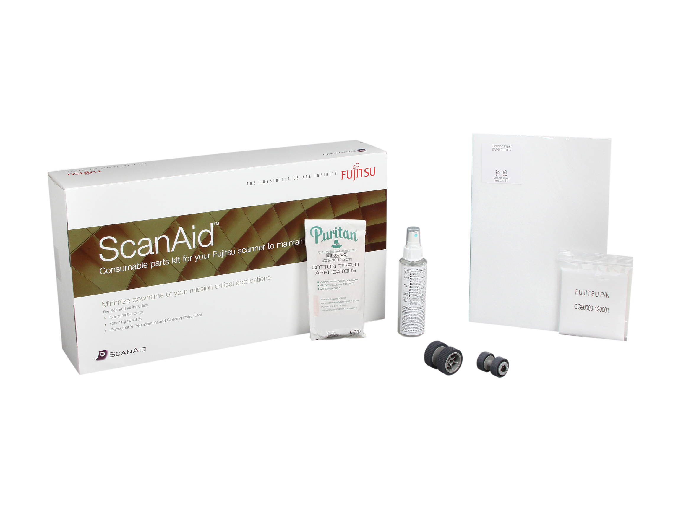 Fujitsu CG01000524801 Scanaid Consumable &cleaning Kit