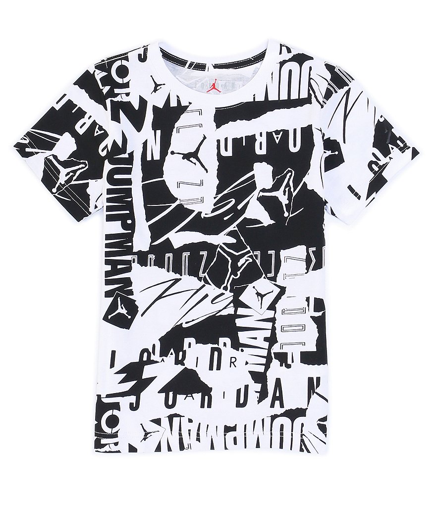 Jordan Little Boys 4-7 Short-Sleeve Flight Toss Printed Tee