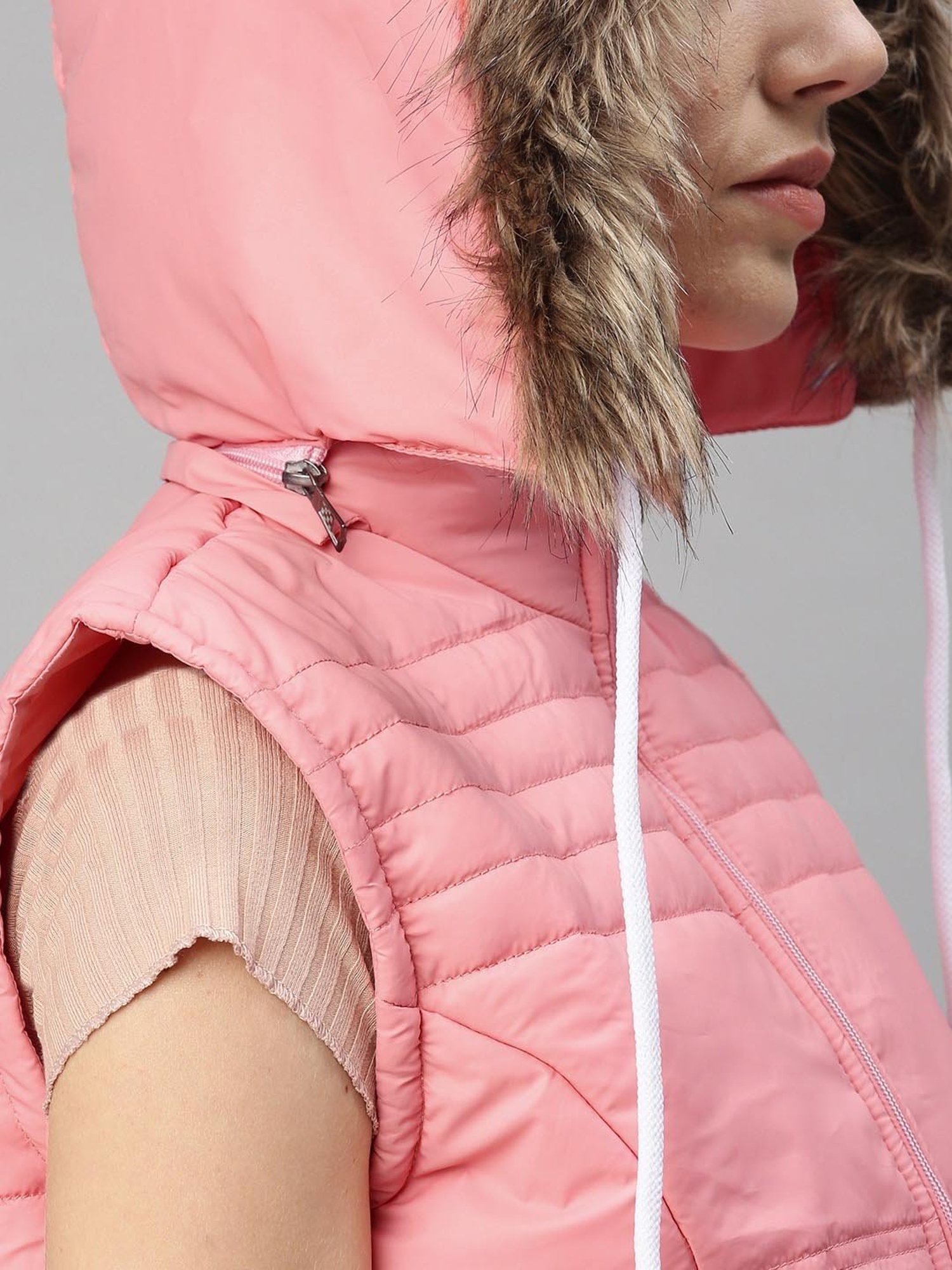 VOXATI Pink Quilted Jacket