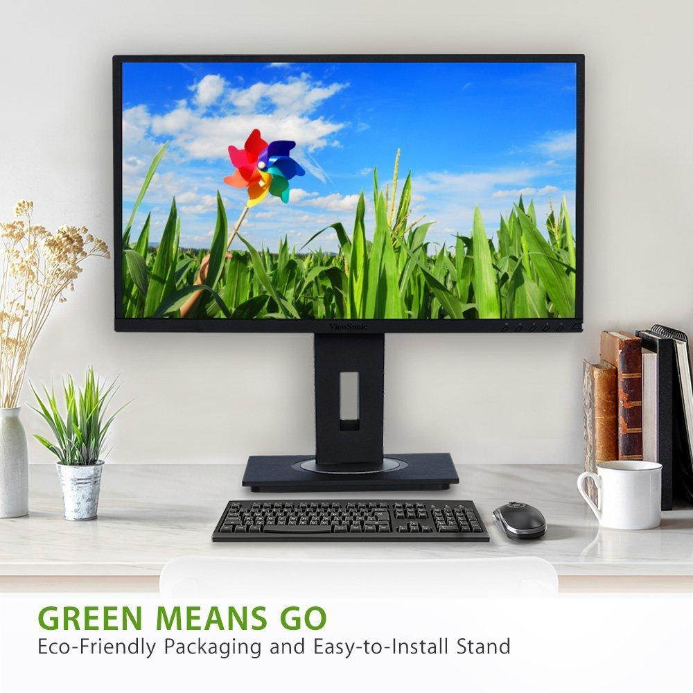 ViewSonic VG2748 27" Full HD 1920 x 1080 HDMI, VGA, DisplayPort Built-in Speakers USB 3.0 Hub Anti-Glare LED Backlit Height Adjustable IPS Monitor