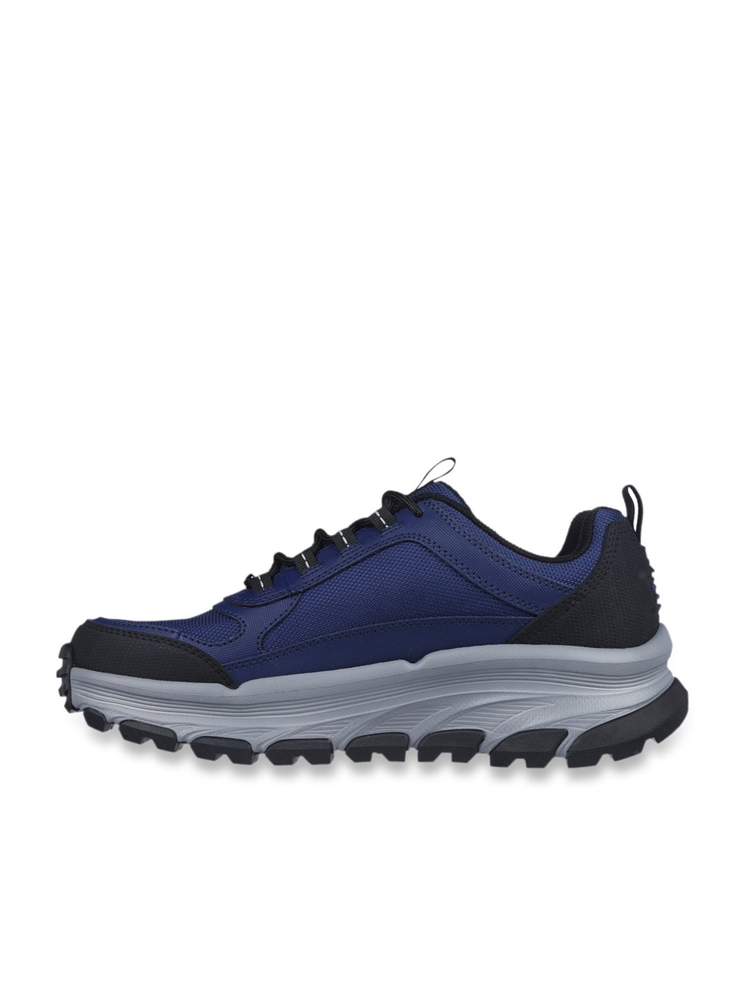 Skechers Men's D'LUX TREKKER Navy Black Casual Outdoors