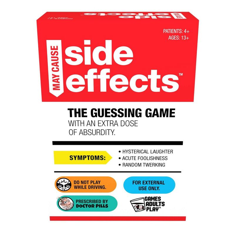 Games Adults Play May Cause Side Effects Card Game