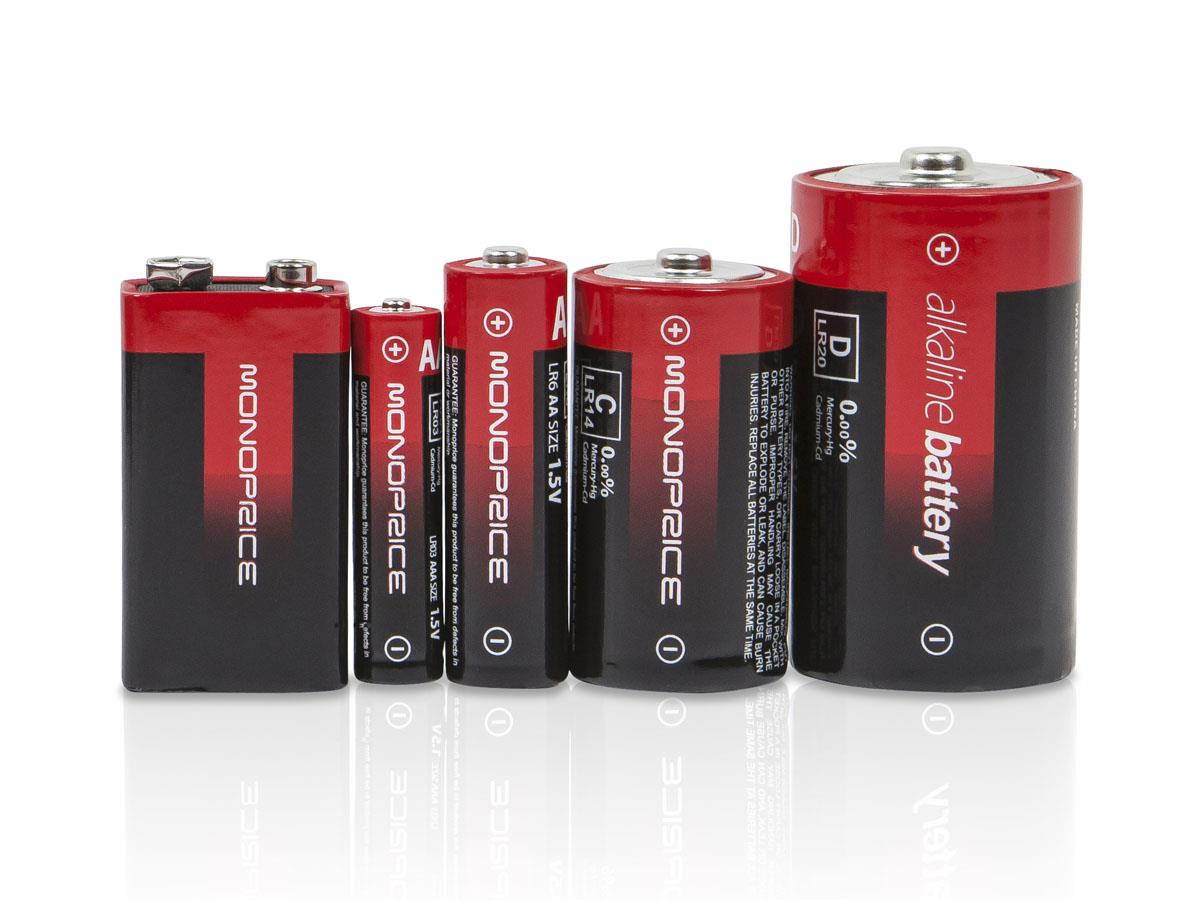 Monoprice AA Alkaline Battery, 24-Pack