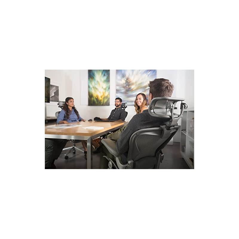 The Original Headrest for The Herman Miller Aeron Chair by  | Headrest ONLY - Chair Not Included (H4 for Remastered, Mineral)