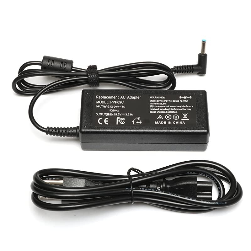 333A 65W AC Adapter Laptop Charger for HP ProBook 640 G2650 G2430 G3440 G3450 G3455 G3470 G3 PN H6Y89AA PA190032HE PPP009C PPP012DS PPP012LE PA145056HA Power Supply Cord