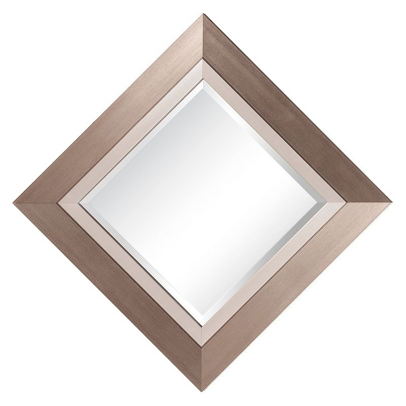 Square Chicago Decorative Wall Mirror Silver - Howard Elliott