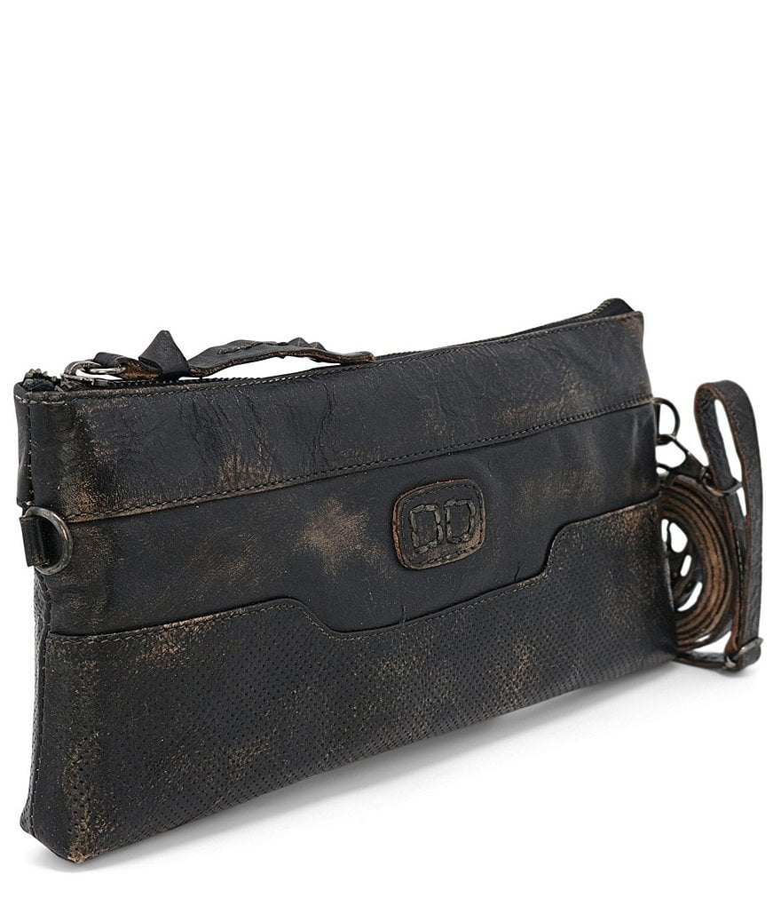 HOBO Link Leather Zip Wristlet