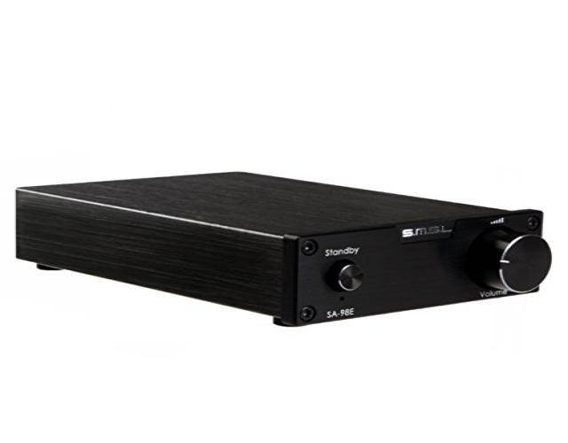 SMSL SA-98E 2 160W TDA7498E amplifier stereo digital amplifier + power adapter,TOP HIFI (black)