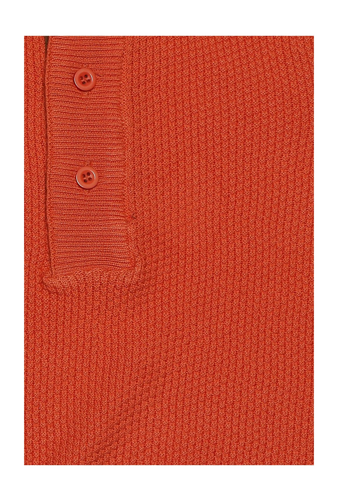 Allen Solly Orange Textured Sweater