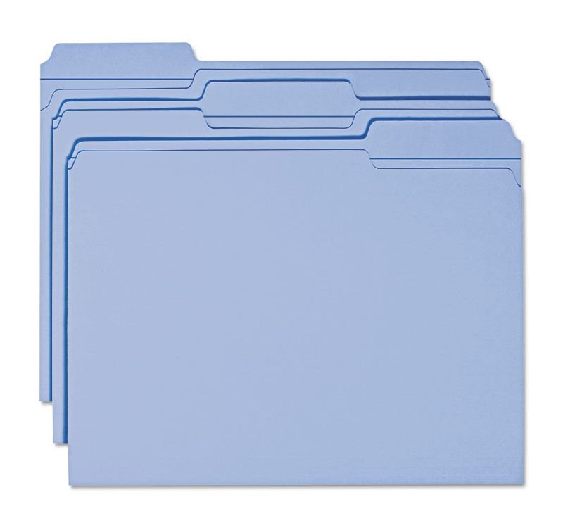 Smead Reinforced End Tab Fastener Folder Two Fasteners Letter Manila 50/BX 34105