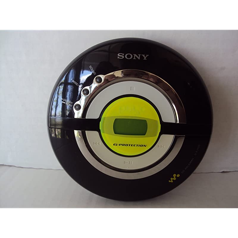 Portable CD Player HOTT Walkman CD Player LCD Display Anti-Skip Protection Shockproof Function Only Support 5 Formats CD CD-R CD-RW MP3 CD-DA WMA Audio Files Silver