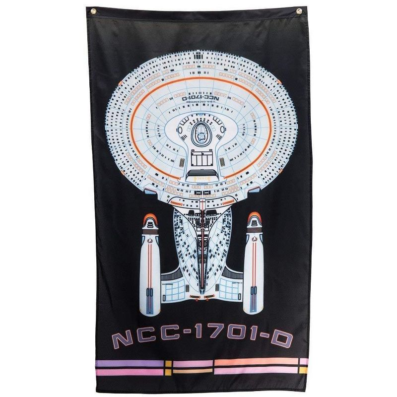 Calhoun Sportswear Star Trek USS Enterprise 30" x 50" Wall Banner