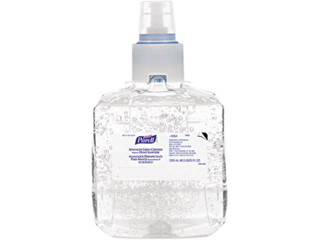 Adv. Green Cert. Instant Hand Sanitizer Refill, 1200Ml, Fragrance-Free