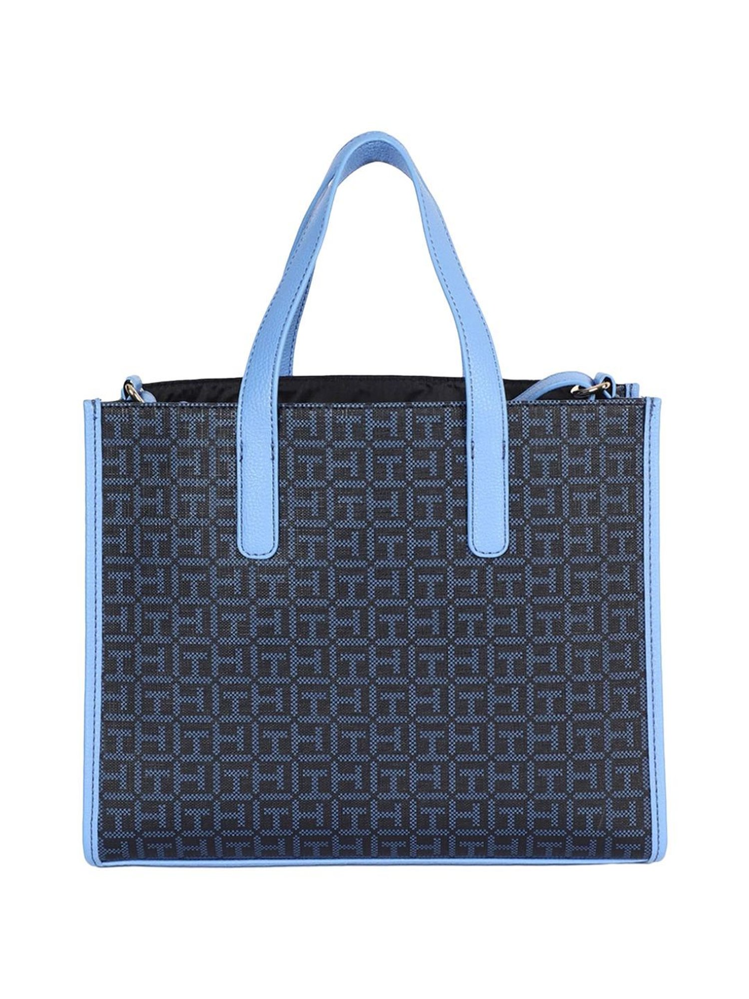 TOMMY HILFIGER Blue JOCELYN II Logo Bowler Bag