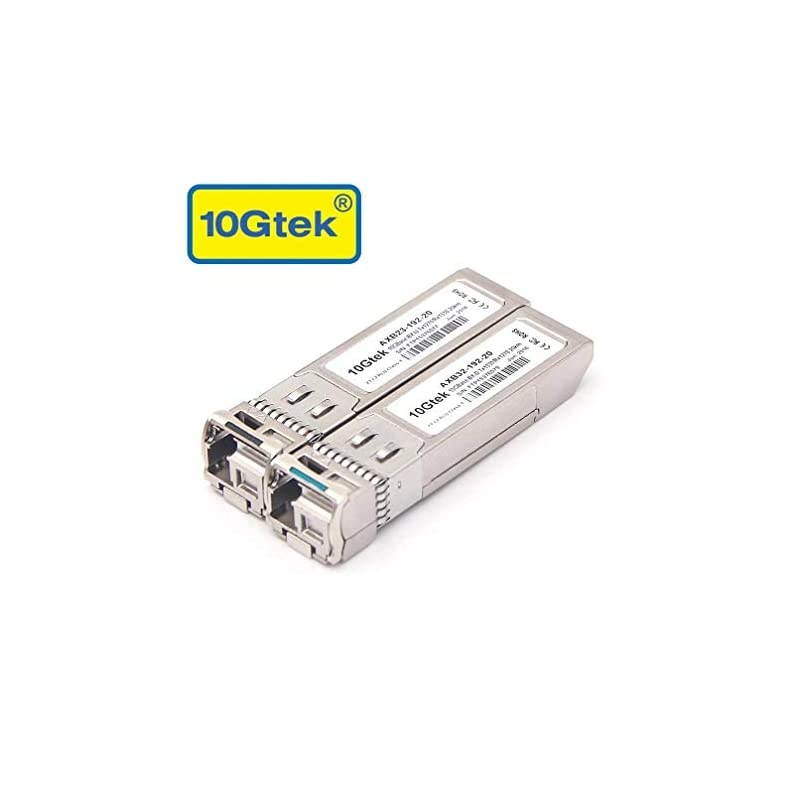Pir of 10Gbse SFP+ Bidi Trnsceiver Module for Ubiquiti, 10-20km,