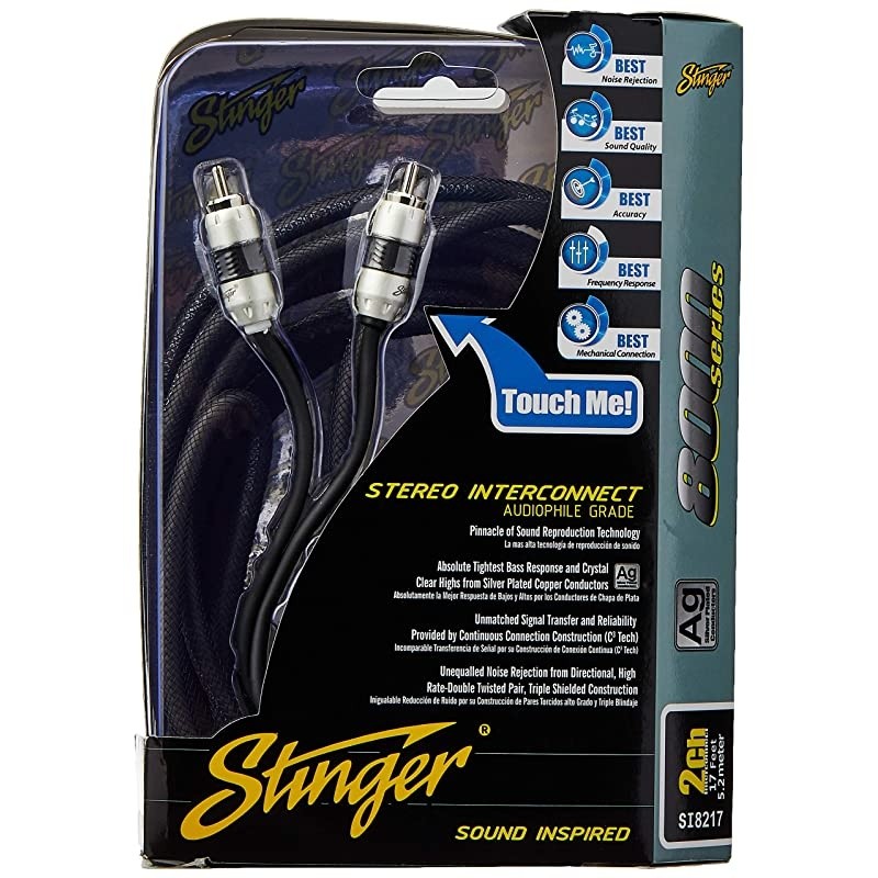 SI8217 17Foot 2Channel 8000 Series Audiophile Grade RCA Interconnect Cable