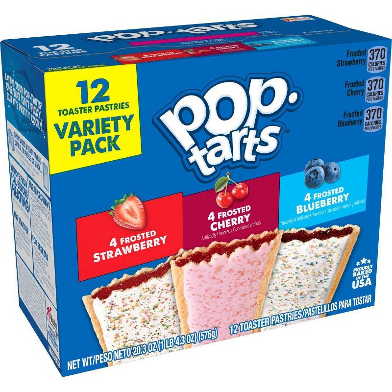 Kellogg's Pop-Tarts Frosted Strawberry Pastries - 12ct/20.31oz