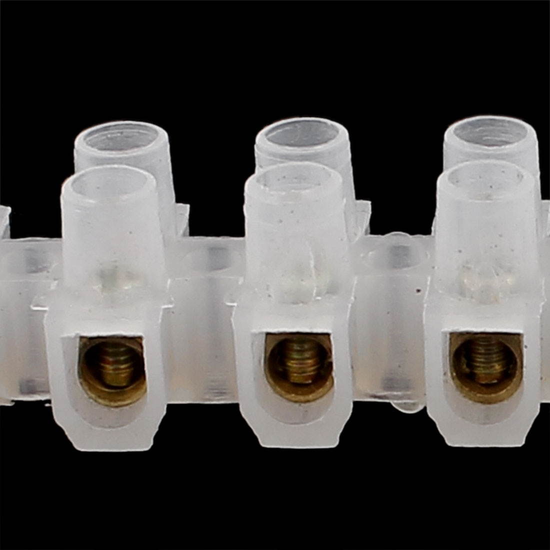 380V 5A 0.5-1mm2 Cable 2 Row 12 Ports Barrier Terminal Block Connector Strip