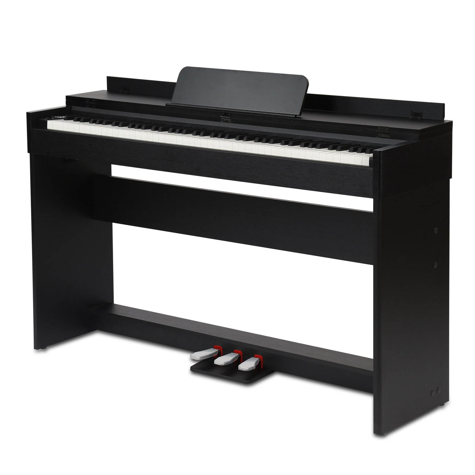 88 Key Piano Electric Digital Keyboard LCD Keyboard with Stand & 3 Pedal Board