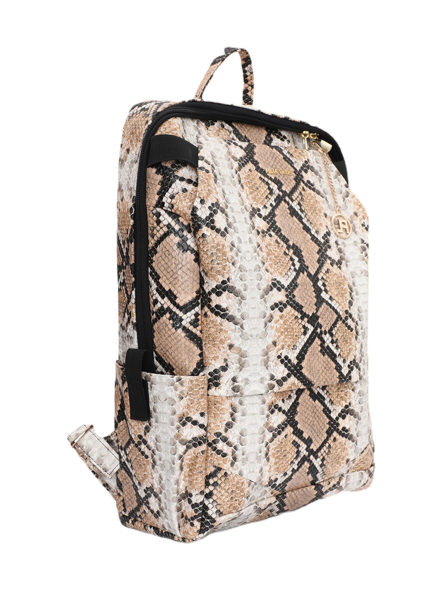 PELLE LUXUR Brown Textured Large Gaia Backpack